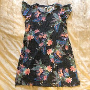 GAP Floral Flutter Sleeve dress